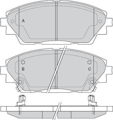 MAZDA BPY13328Z - Brake Pad Set, disc brake www.parts5.com