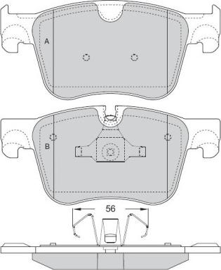 Valeo 302464 - Brake Pad Set, disc brake www.parts5.com