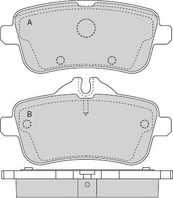 Mercedes-Benz A0004206504 - Set placute frana,frana disc www.parts5.com