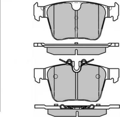 Valeo 302433 - Zestaw klocków hamulcowych, hamulce tarczowe www.parts5.com