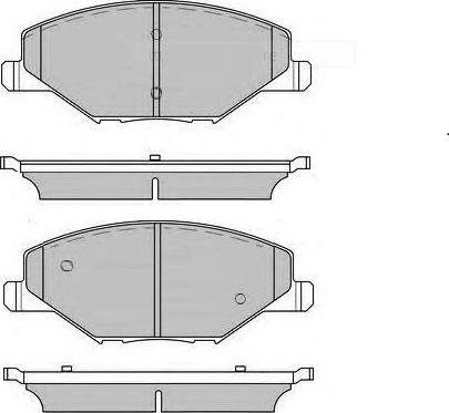 KRAFT AUTOMOTIVE 6000126 - Juego de pastillas de freno www.parts5.com