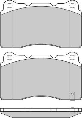 Dodge 22791925 - Brake Pad Set, disc brake www.parts5.com