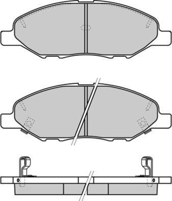 AISIN B1N234 - Set placute frana,frana disc www.parts5.com