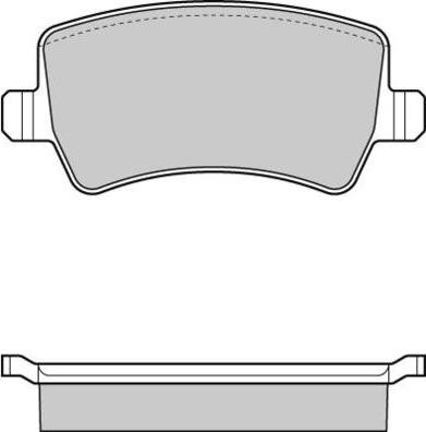 FORD MOTOR COMPANY ME6G9J-2M008-FB - Комплект спирачно феродо, дискови спирачки www.parts5.com