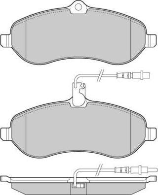 PEUGEOT 16 736 013 80 - Brake Pad Set, disc brake www.parts5.com