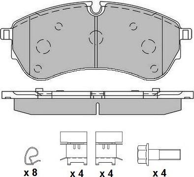 FREMAX FBP-1399 - Brake Pad Set, disc brake www.parts5.com