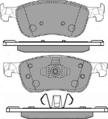 AISIN BPFO-1019 - Set placute frana,frana disc www.parts5.com