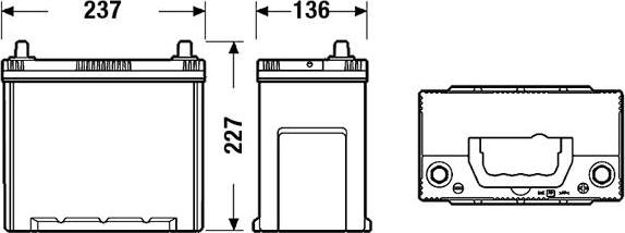 Exide EA456 - Starter akumulator www.parts5.com