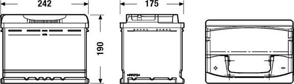 Exide EA601 - Startovací baterie www.parts5.com