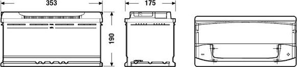 Exide EA1000 - Akumulator za zagon www.parts5.com