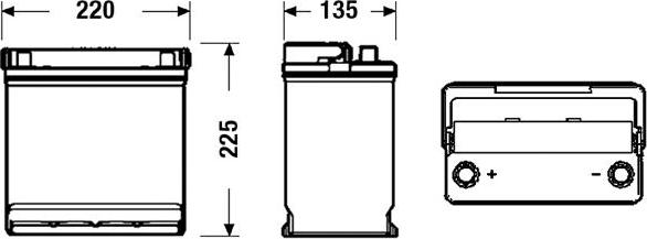 Exide EB451 - Starter Battery www.parts5.com