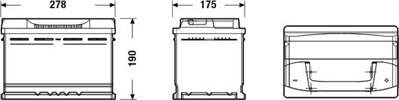 Exide EB740 - Μπαταρία εκκίνησης www.parts5.com