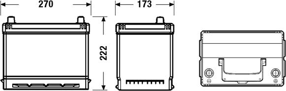 Exide EB704 - Starter Battery parts5.com