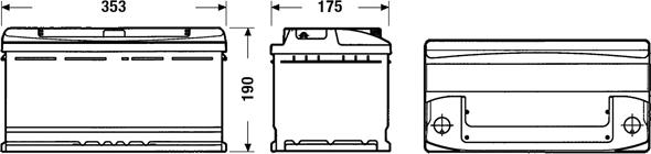 Exide EC900 - Стартов акумулатор www.parts5.com