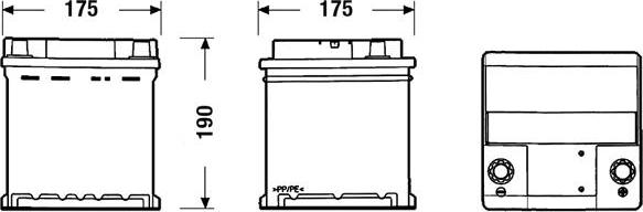 Exide EC400 - Żtartovacia batéria www.parts5.com