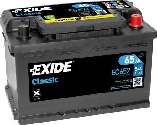 Exide EC652 - Indító akkumulátor www.parts5.com