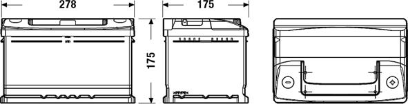 Exide EC652 - Batería de arranque www.parts5.com