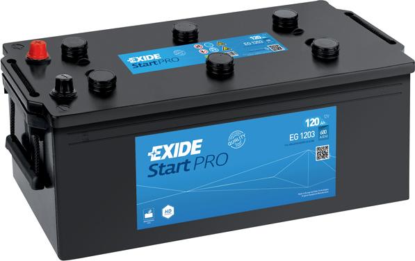 Exide EG1203 - Starterbatterie www.parts5.com