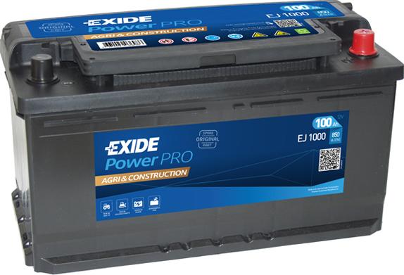 Exide EJ1000 - Starter Battery www.parts5.com