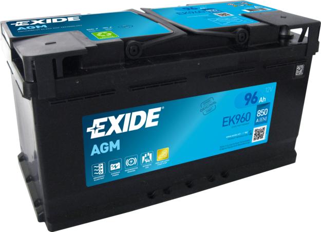 Exide EK960 - Starter Battery www.parts5.com