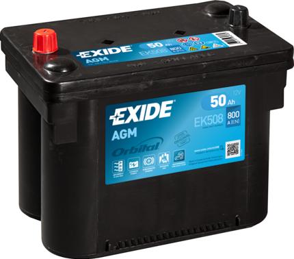 Exide EK508 - Starter Battery parts5.com