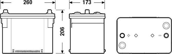 Exide EK508 - Starter Battery parts5.com