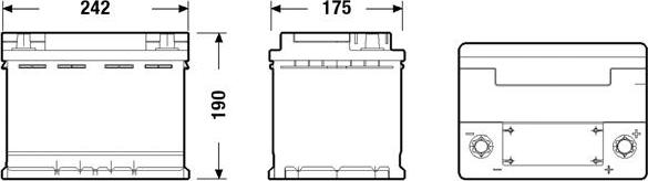 Exide EK600 - Startovací baterie www.parts5.com