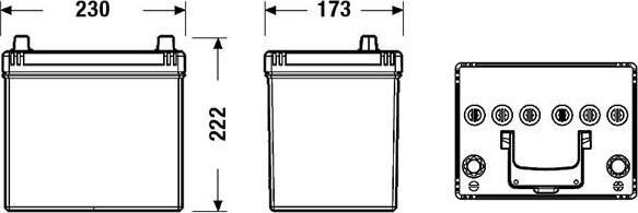 Exide EL604 - Startovací baterie www.parts5.com