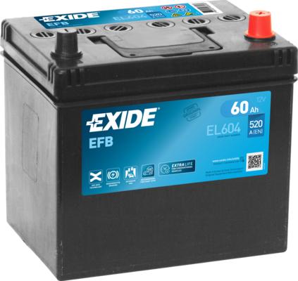 Exide EL604 - Indító akkumulátor www.parts5.com