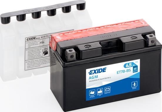 Exide ET7B-BS - Starter Battery www.parts5.com