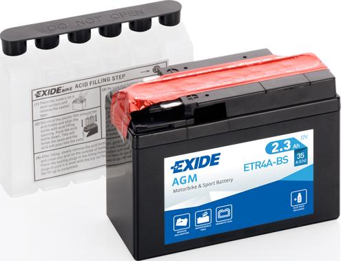 Exide ETR4A-BS - Starter Battery www.parts5.com