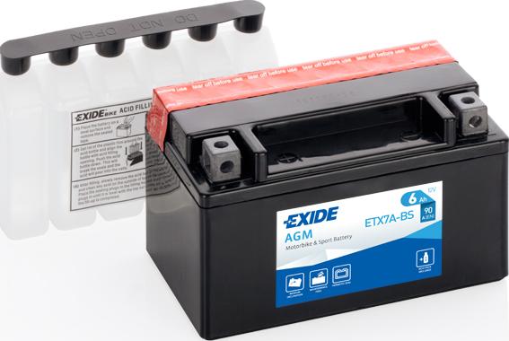 Exide ETX7A-BS - Starter Battery www.parts5.com