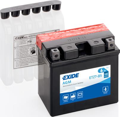 Exide ETZ7-BS - Starter Battery www.parts5.com