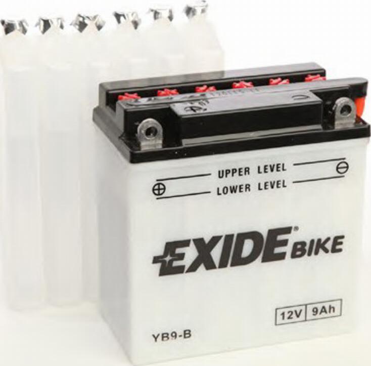 Exide YB9B - Starter Battery www.parts5.com