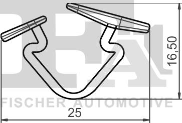 FA1 55-10002.5 - Suoja / koristelista www.parts5.com