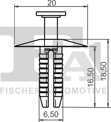 FA1 10-20006.10 - Suoja / koristelista www.parts5.com