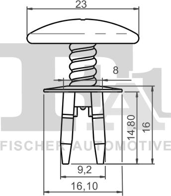 FA1 11-30004.10 - Clip, trim / protective strip www.parts5.com