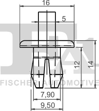 FA1 11-20009.10 - Spojka, Okrasna / zascitna letev www.parts5.com