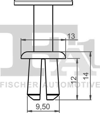 FA1 11-20027.10 - Clip, listwa ochronna www.parts5.com