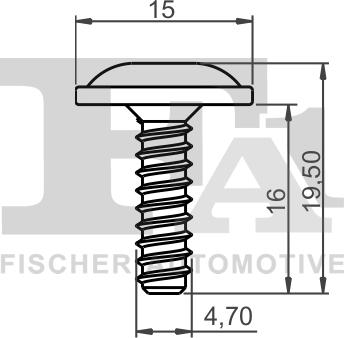 FA1 11-70001.100 - Clip, trim / protective strip www.parts5.com