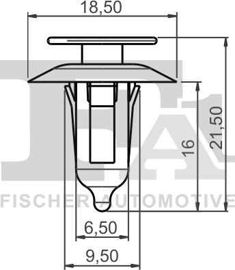 FA1 13-40003.25 - Patent, dísz / védőléc www.parts5.com