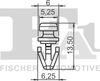 FA1 13-40010.10 - Clip, trim / protective strip www.parts5.com