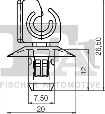 FA1 13-40031.10 - Clip, trim / protective strip www.parts5.com