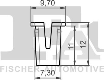 FA1 13-60004.10 - Clip, trim / protective strip www.parts5.com