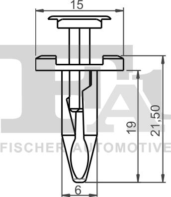 FA1 13-30011.5 - Clip, trim / protective strip parts5.com