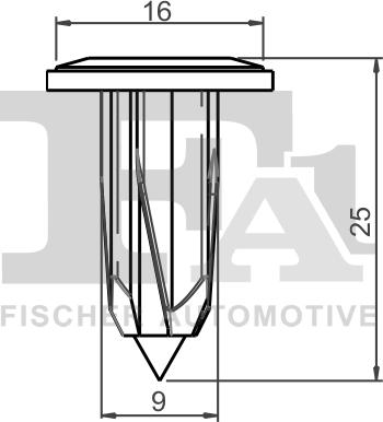 FA1 33-60004.25 - Clip, trim / protective strip www.parts5.com