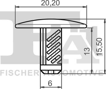 FA1 33-10014.25 - Clip, trim / protective strip www.parts5.com