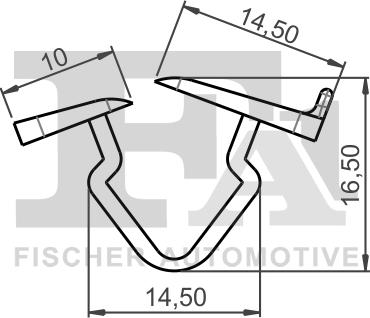 FA1 21-10004.10 - Clip, trim / protective strip www.parts5.com