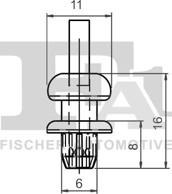 FA1 21-20013.5 - Clip, trim / protective strip www.parts5.com