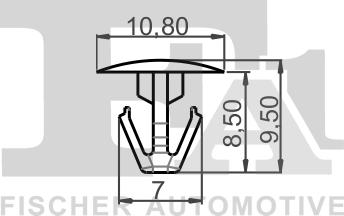 FA1 79-40047.5 - Patent, dísz / védőléc www.parts5.com